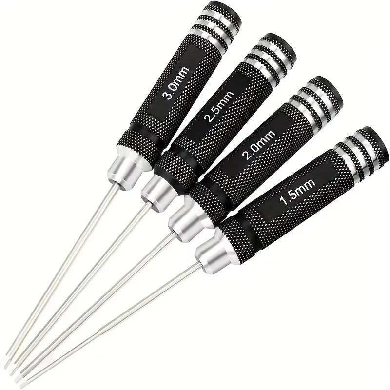 ZHOUCHEN Schraubendreher-Set mit Innensechskant aus Hochgeschwindigkeitsstahl, 1,5 mm bis 3,0 mm - Bild 2