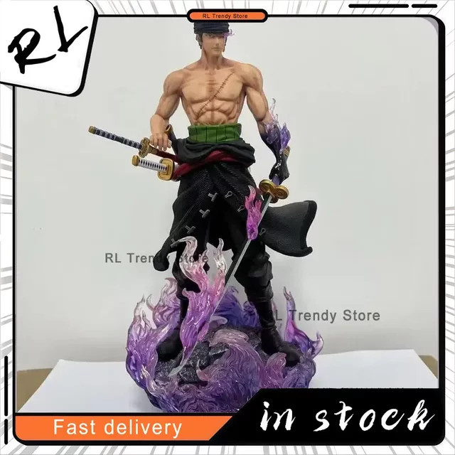 Bandai One Piece Roronoa Zoro Standing Pose Statue, Anime Modell Figur, 32cm - Bild 1
