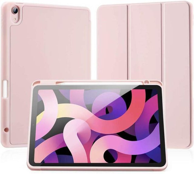 Schutzhülle für iPad Air, iPad Pro und iPad Mini mit Stifthalter in Rosa - Bild 1