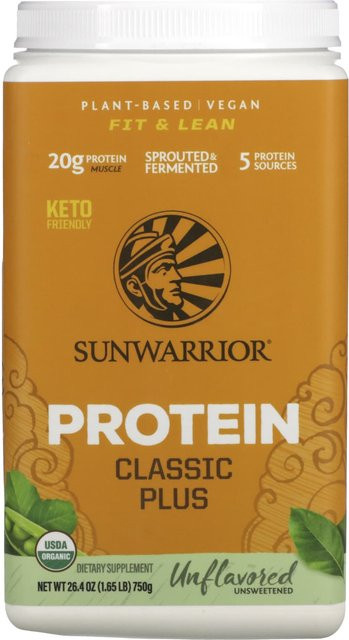 Sunwarrior Classic Plus Protein geschmacksneutral 750 g - Bild 1