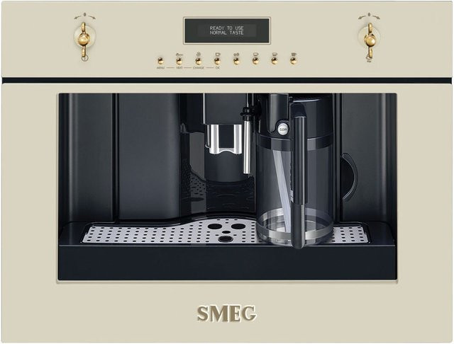 Smeg CMS8451P Einbau-Kaffeevollautomat in Creme mit Gold und Beige - Bild 1