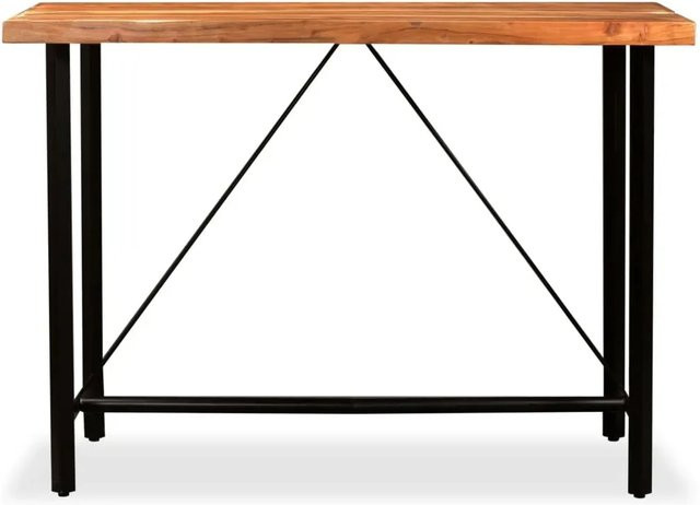 vidaXL Bartisch aus Akazie Massivholz in Braun, B/T/H: 150 x 70 x 107 cm - Bild 1