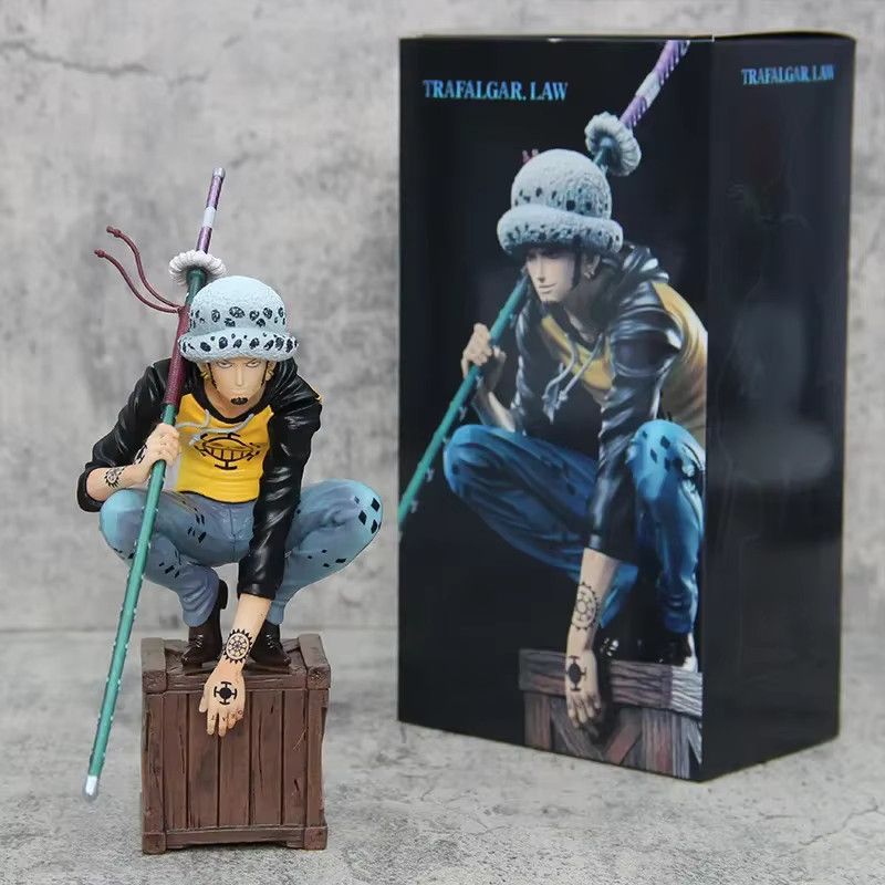 Bandai One Piece Anime Figur Trafalgar D. Water Law PVC Action Figure Modell Statue in Multicolor, Höhe: 21 cm - Bild 3