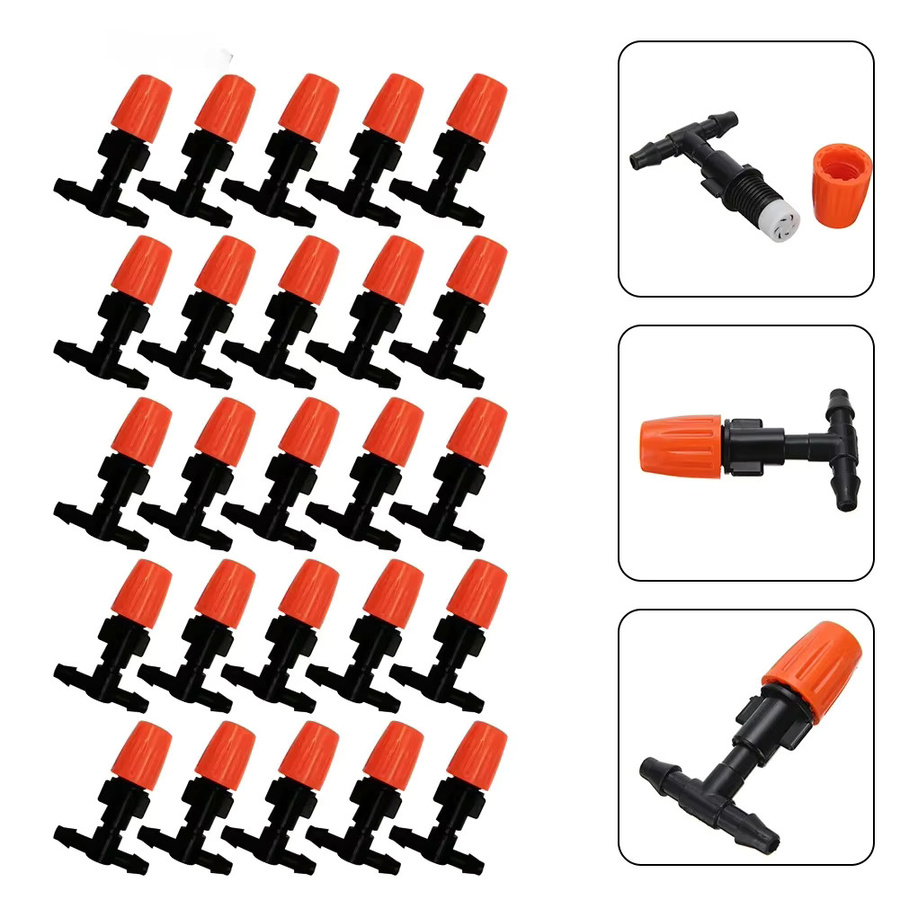50 Stück LEENKEA Micro Drip Einstellbares Bewässerungssystem mit Tropfern und Sprinklern zur Gartenbewässerung - Bild 6