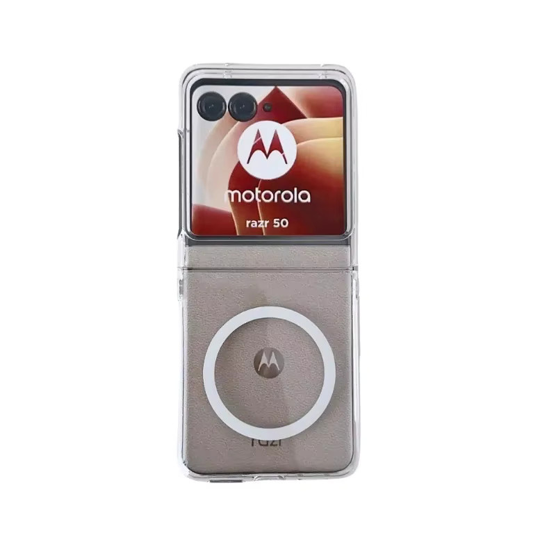 Transparente magnetische Handyhülle für Motorola Razr 60 Pro und Motorola 50 Ultra mit Unterstützung für kabelloses Laden - Bild 5