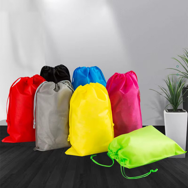 StoBag Vliesbeutel mit Kordelzug als wiederverwendbare Aufbewahrungstasche für Schuhe und Kleidung, Multicolor, B: 35,0 cm, H: 25,0 cm - Bild 2