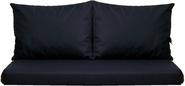 Setgarden Mix Bench Kissen Set für 2-Sitzer Bänke, Marine Blau, B/T/H: 100 x 50 x 7 cm und 50 x 56 x 3 cm - Bild 1