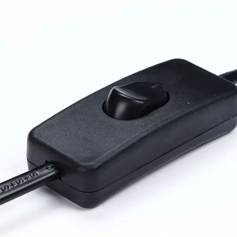 10er Set JOYINLED Netzkabel mit Schalterstecker in Schwarz und Weiß, internationales Standard-Elektrokabel mit Kupferdraht - Bild 4