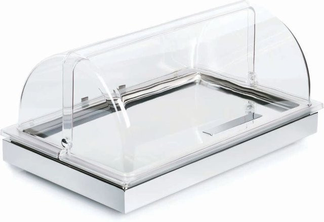 APS Kühltablett FRAMES mit Haube und Kühlakku, GN 1/1, silber, B/T/H: 53 x 32,5 x 27,5 x 32,5 cm - Bild 1