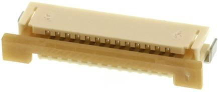 Molex FFC/FPC-Anschluss 13-polig in Beige mit 1,00 mm Rastermaß 522711379 Tape on Full reel - Bild 1