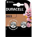 Duracell CR 2025 Lithium Knopfzellen 3V 165 mAh 2 Stück Silber - Bild 2