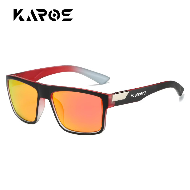 Karos Sportsonnenbrille, Vollrand, Square, Kunststoff, Schwarz, Unisex - Bild 2