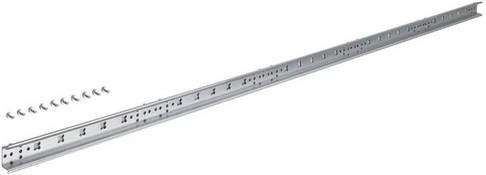 Hager Hutschiene UZ05B4 aus Stahl in Silber, Länge: 1246 mm - Bild 1