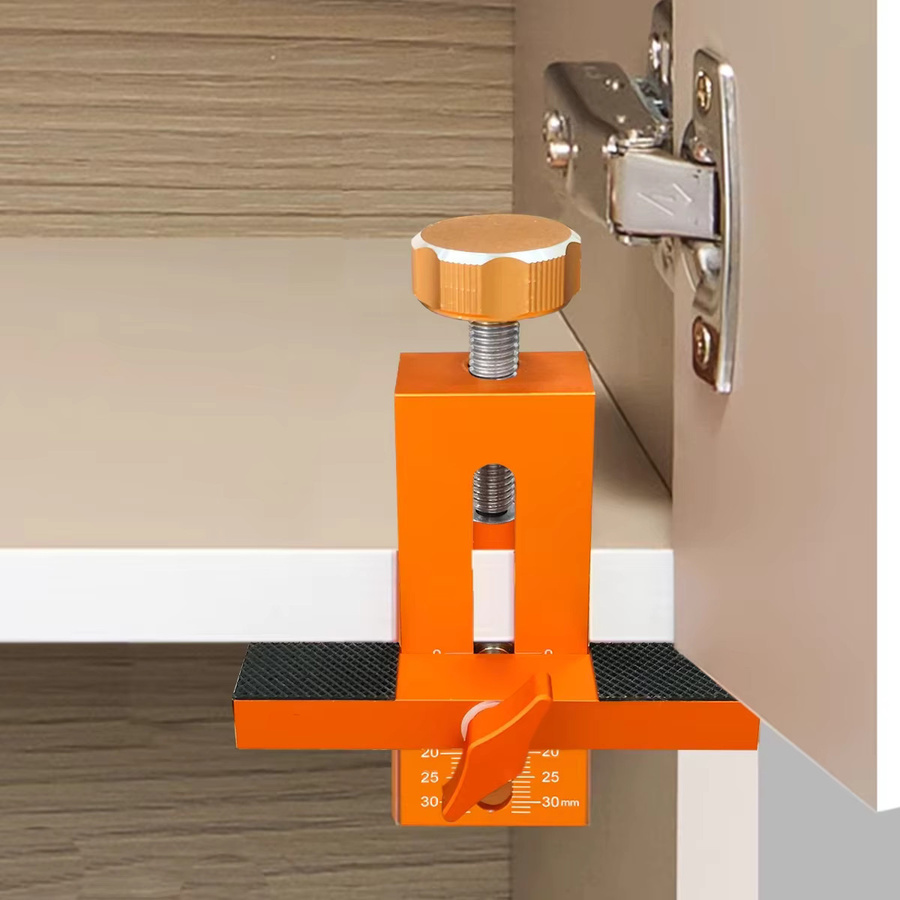 Wnew Schranktür-Installationsvorrichtung aus Aluminium in Orange zur Schnellpositionierung für die Holzbearbeitung - Bild 4