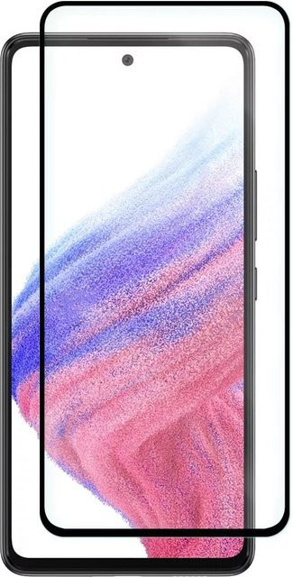 OEM Panzerglas für Samsung Galaxy A53 5G A536, 6D Full Glue, Schwarz, 9H Härtegrad - Bild 1
