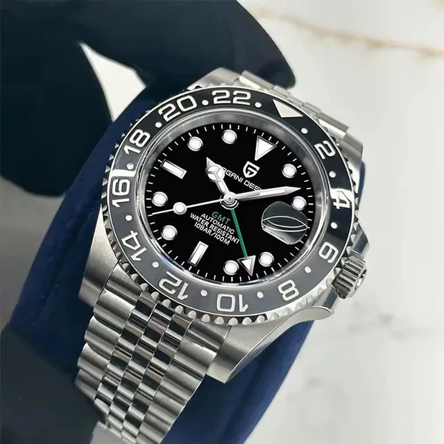 PAGANI DESIGN GMT-Armbanduhr, Automatik, Edelstahl, 40 mm, Herren - Bild 1