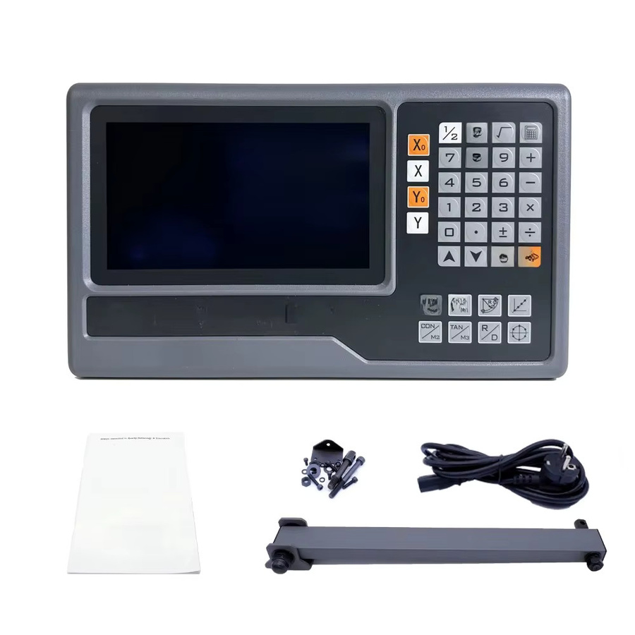 HYMSEANN HS800-2P Digitale 2-Achsen-Anzeige für Drehmaschinen und Fräsmaschinen mit optischen Linearskalen und Magnetsensoren, Grau - Bild 4