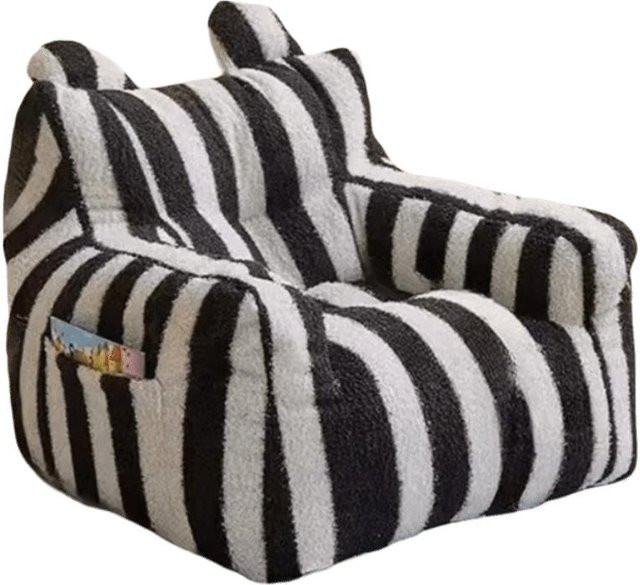 Ergonomisches Kinder-Bären-Sofa von Xujun in Schwarz mit weichem Stoff und Armlehnen - Bild 1