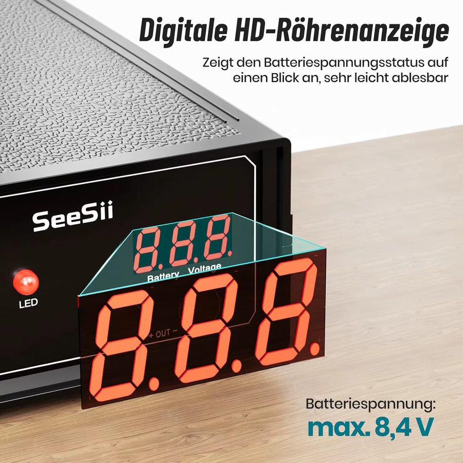 SEESII 8000 W 2-in-1 Punktschweißgerät für Batterien mit Pedal und 9 einstellbaren Gängen inklusive Nickelblech - Bild 6