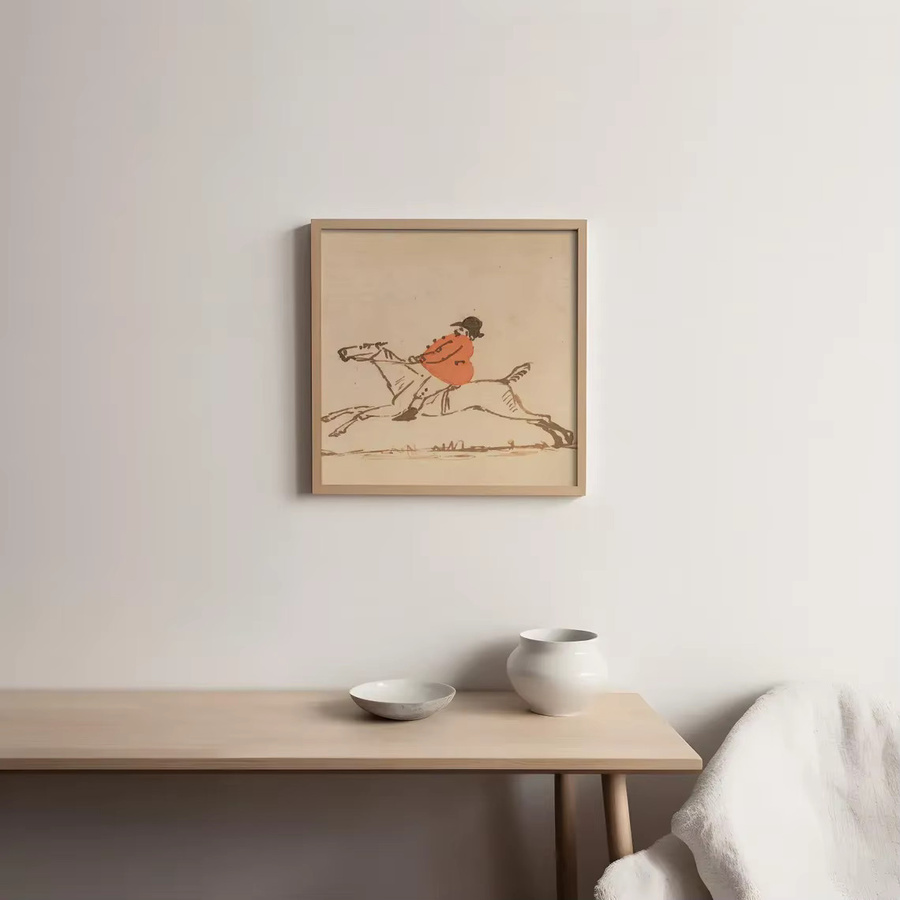SHENCHEN Illustration Stout Huntsman auf einem galoppierenden Pferd in Mehrfarbig - Bild 2