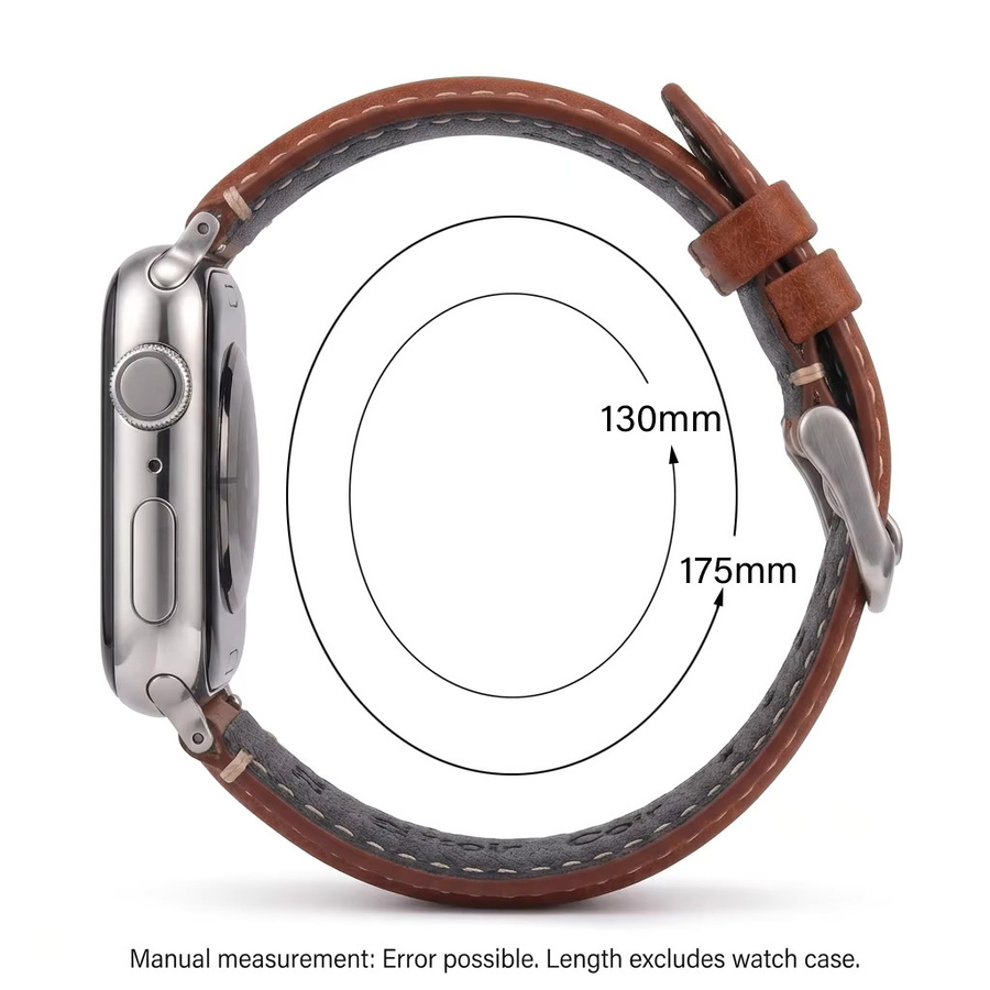 ChronoLink Uhrenarmband Leder, Vintage, Herren - Bild 3