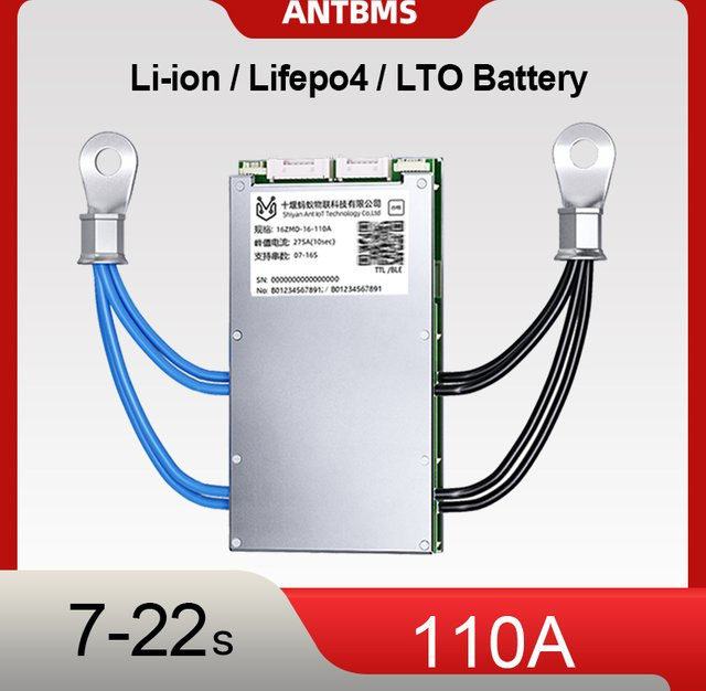 SMART ANT 7-22S BMS Lithium-Batterie-Management-System für Li-Ion Akkus mit Bluetooth App und UART, 110A Balance-Modul für E-Motorrad DIY Power - Bild 1