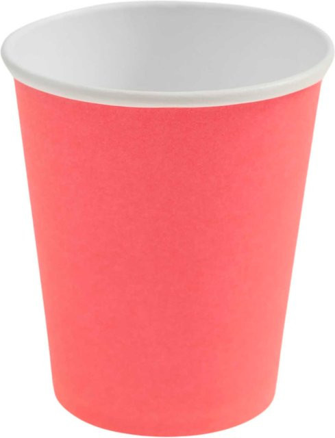 Rico Design Pappbecher Neon Pink B: 13,5 cm, H: 8,0 cm - Bild 1