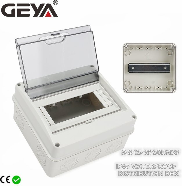Geya HT Serie Wasserdichte Elektrische Verteilerdose IP65 aus Kunststoff in Weiß - Bild 1