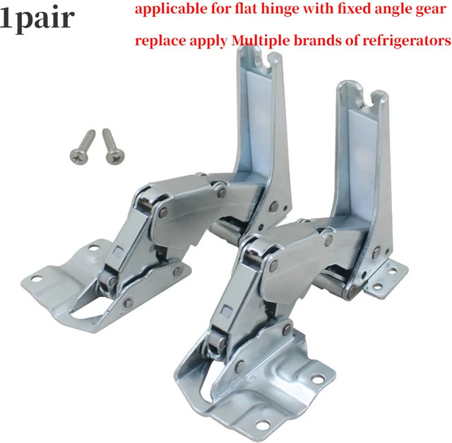 1 Paar flache Kühlschranktürscharniere für Bosch und Siemens Einbaukühlschränke - Bild 1
