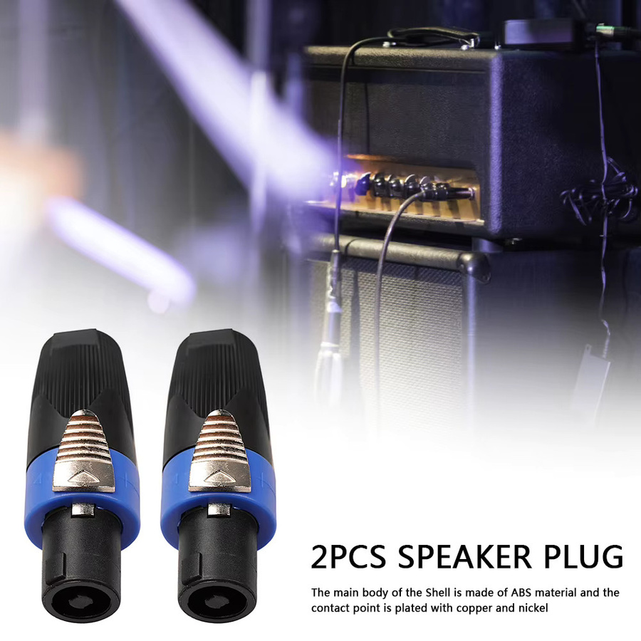 2/10x 4-polige Audio-Lautsprecherstecker Zubehör für Neutrik Speakon nl4fc - Bild 5