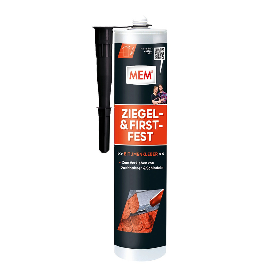 MEM Ziegel- und Firstfest Bitumen lösemittelfrei 445 g - Bild 2