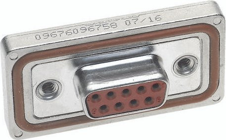 HARTING Steckverbinder 09 67 625 8758 09676258758 Polzahl: 25, Farbe: Silber, Löttechnik - Bild 1
