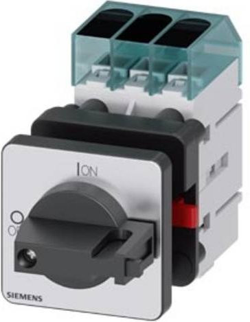 Siemens Lasttrennschalter Schwarz 3polig 25A 16mm² 690 V/AC 3LD31500TK11 - Bild 1