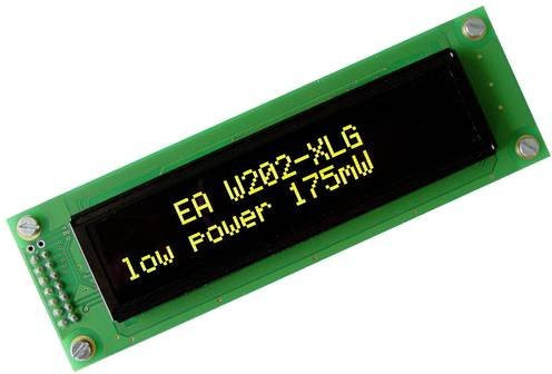 DISPLAY VISIONS OLED-Display EAW202-XLG in Gelb-Grün mit 2 Ziffern, 5.55mm, 3.3 V und 5V - Bild 1
