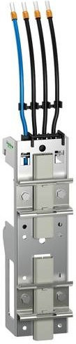 Schneider Electric AK5PA212N1 Doppelplatte 2 Pol N PH1 Kleinverteilerzubehör in Silber - Bild 1