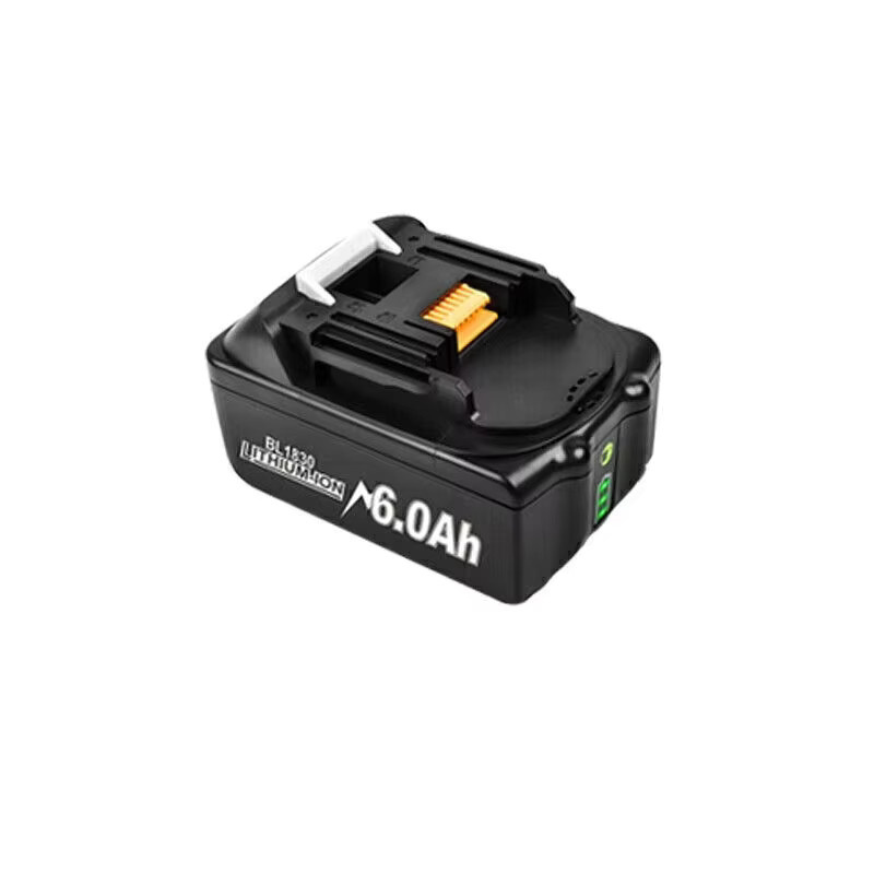 Makita 18V Ersatzbatterie 6000mAh in Schwarz inklusive 6A Ladegerät kompatibel mit BL1830 BL1860 BL1840B BL1850 - Bild 6