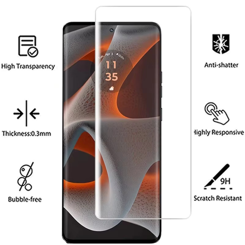 Samsung UV-Flüssig-Displayschutz aus Hartglas für Galaxy S26 Ultra S25 S24 S23 S22 S21 Ultra/Plus, transparent - Bild 2