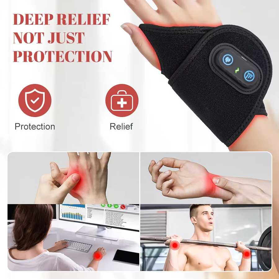 Astarexin Rotlichttherapie-Handgelenkschlaufe, Unisex, Schwarz - Bild 4