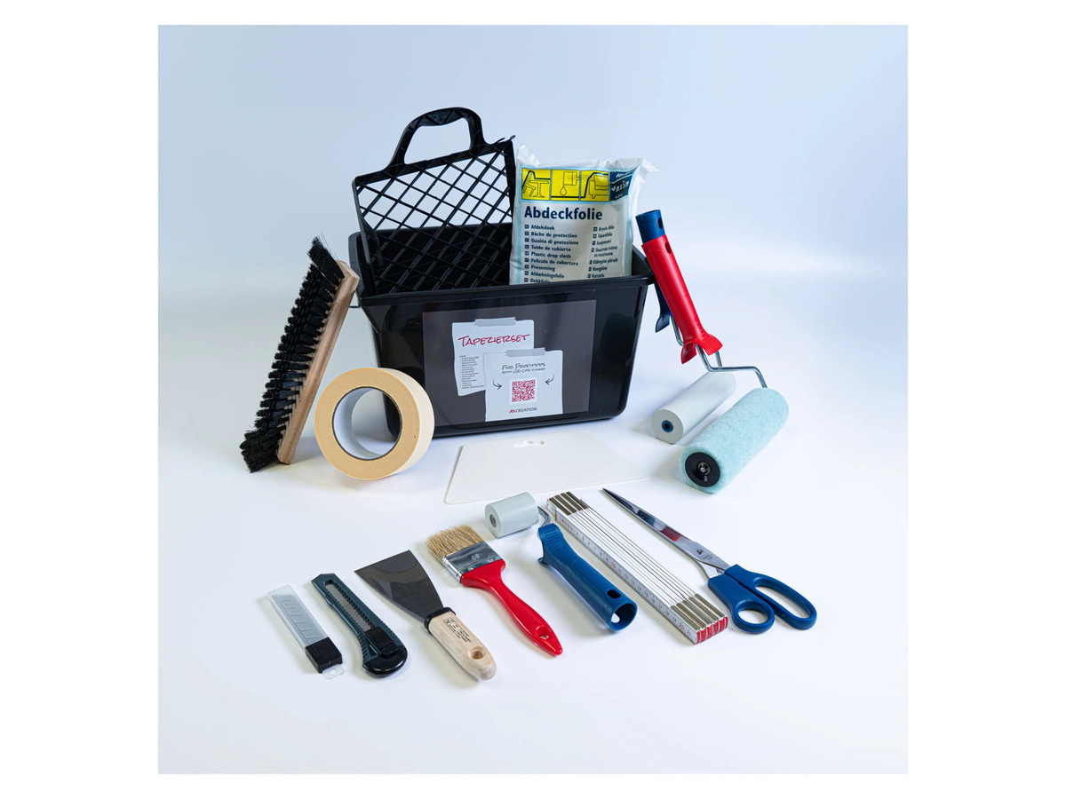 A.S. Création Tapezierset mit Nahtroller und austauschbaren Klingen in Multicolour - Bild 2