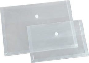 Eichner Klarsichttasche mit Dehnfalte und Klettverschluss in DIN A4, transparent - Bild 1