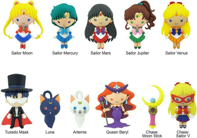 Mighty Jaxx Sailor Moon S1 Bag Clip Rucksackanhänger - Bild 1