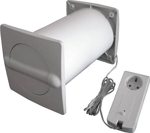 Wallair N37216 Energiespar-Mauerkasten aus Kunststoff in Weiß für Rohrdurchmesser 125 mm - Bild 1