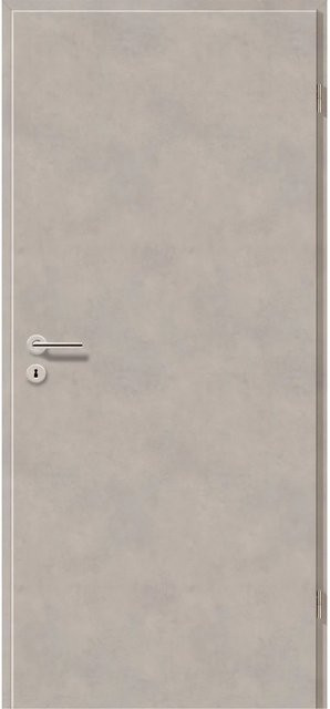 GetaDoor Zimmertür CPL Semento in Grau mit Rechtsanschlag, B: 73,5 cm, H: 198,5 cm - Bild 1