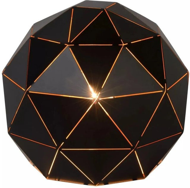 Moderne Tischlampe von Licht-Erlebnisse aus Metall in Schwarz für E27, Höhe: 22 cm - Bild 1