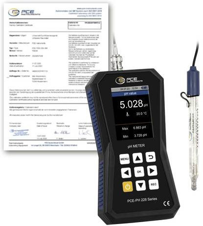 PCE Instruments Hochpräzises pH-Messgerät PCE-PH 228LAB-GEN-ICA in Schwarz - Bild 1