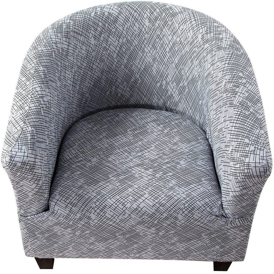 FORTUBI Stretch-Sesselbezug mit Grafikprint in Multicolour für Club-Sofas und Sessel - Bild 1