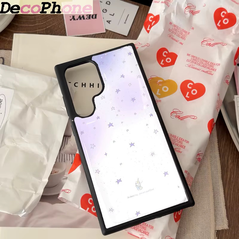 Sturzsichere Samsung Galaxy Handyhülle mit lila Sternen aus Epoxy für Samsung Galaxy S23 S24 S25 S26 Plus FE Ultra Edge - Bild 2