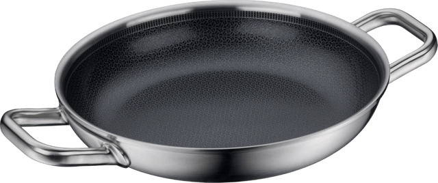 WMF Ultimate Profi Resist Servierpfanne mit keramischer Antihaftbeschichtung, Silber, Durchmesser: 24 cm - Bild 1