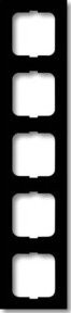 Busch-Jaeger Rahmen 5-fach Future Linear in Anthrazit, B/H: 8,0 x 36,4 cm - Bild 2