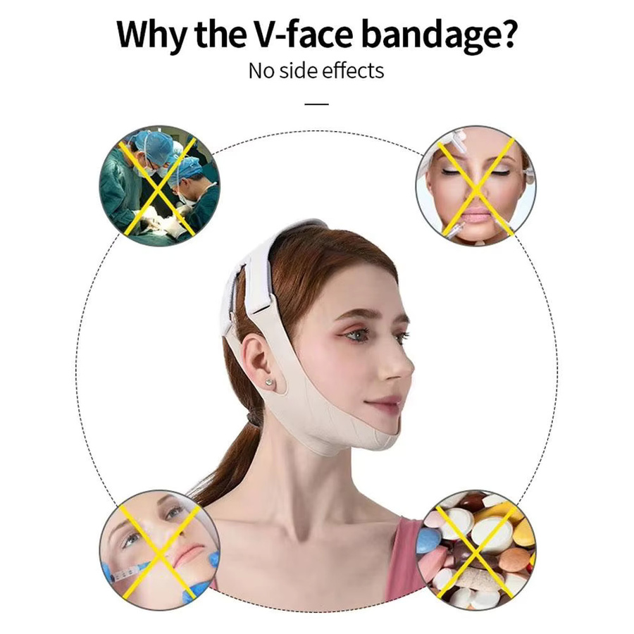 eelhoe Gesichtsmaske Silikon V-Lifting, Unisex - Bild 2
